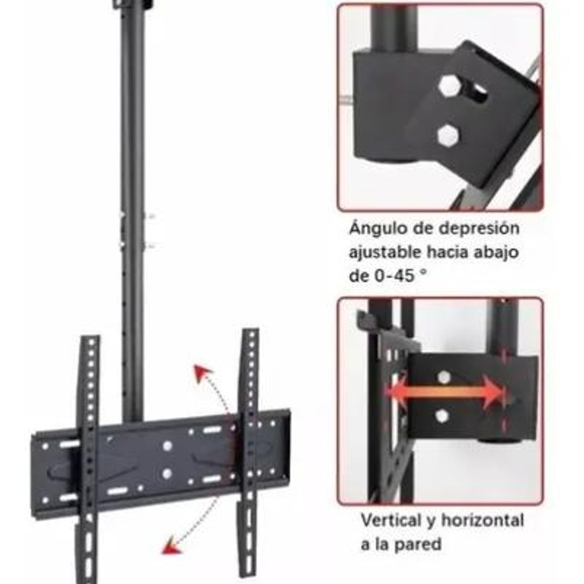 GENERICO - Soporte de Techo Giratorio para TV 32-70" VESA 400x400