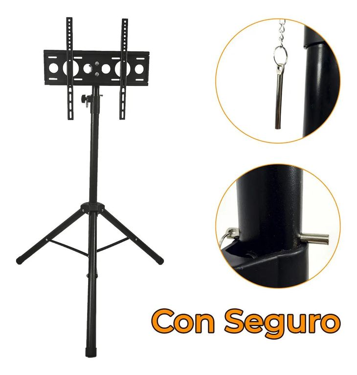GENERICO Base trípode para TV 32 a 55 pulgadas giratoria 360°