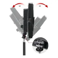 GENERICO - Panel LED Video 50W Bicolor Ajustable con Trípode