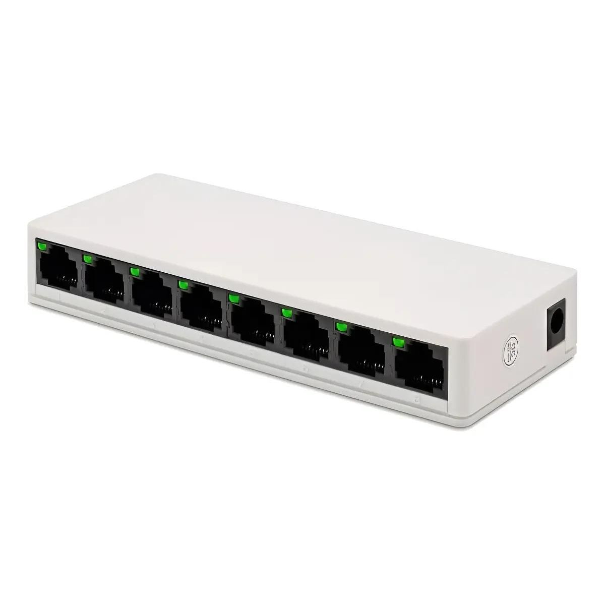 GENERICO - Switch de Red 8 Puertos RJ45 10100Mbps Autoadaptable