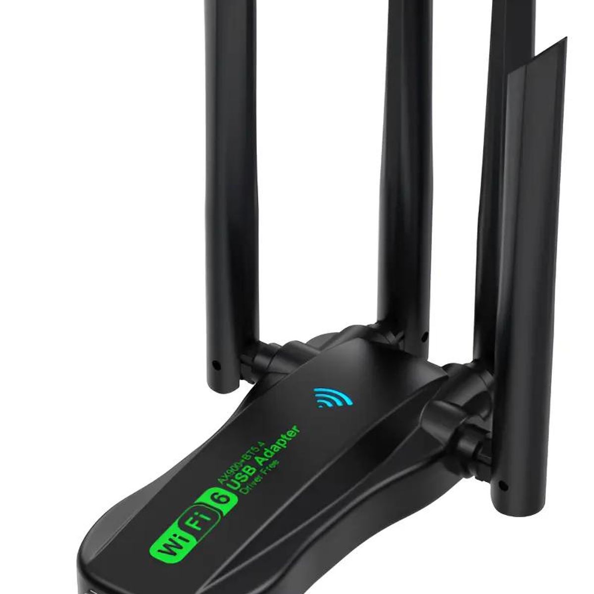 GENERICO - Adaptador USB Wifi 6 y Bluetooth 5.4 con 4 antenas