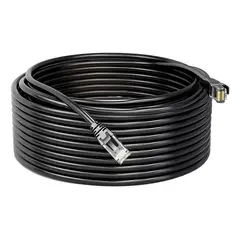 GENERICO - Cable de Red Cat6 50m Exterior Blindado con Conector RJ45