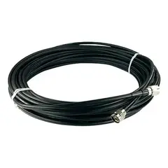 GENERICO - Cable Coaxial LMR400 25m con Conectores Tipo N 50 Ohm