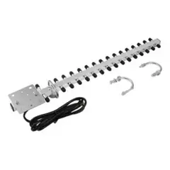 GENERICO - Antena Yagi WiFi 2.4GHz 18dBi con Cable 2m SMA