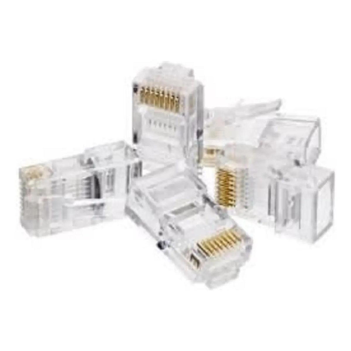 GENERICO - Conector RJ45 Cat6 Paquete 50 Unidades