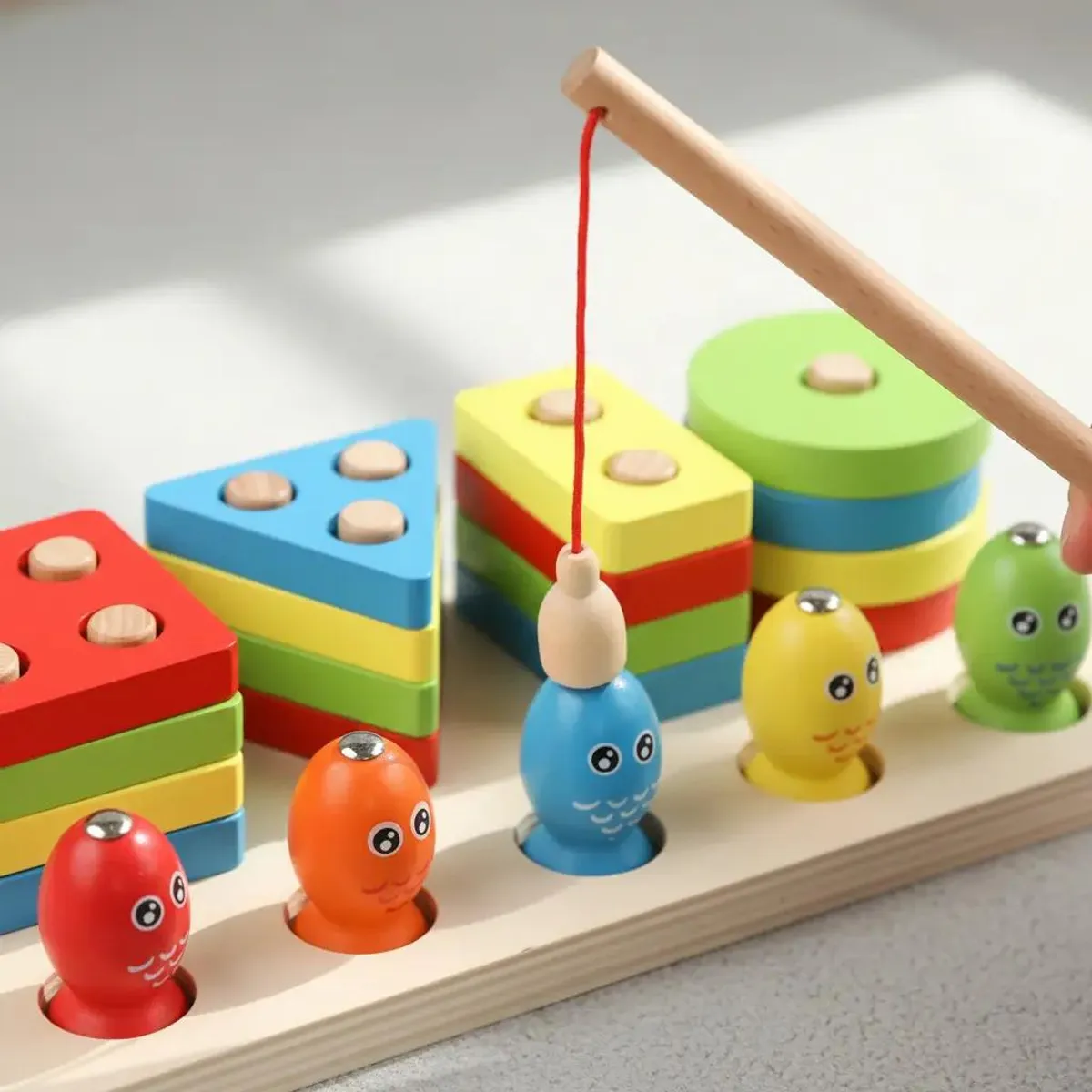 GENERICO - Juego de Pesca Magnético Montessori para Niños