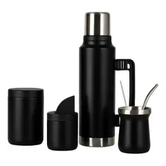 GENERICO - Set Termo Matero Bazuca 1.3 L y Mate 236 ml con Bombilla