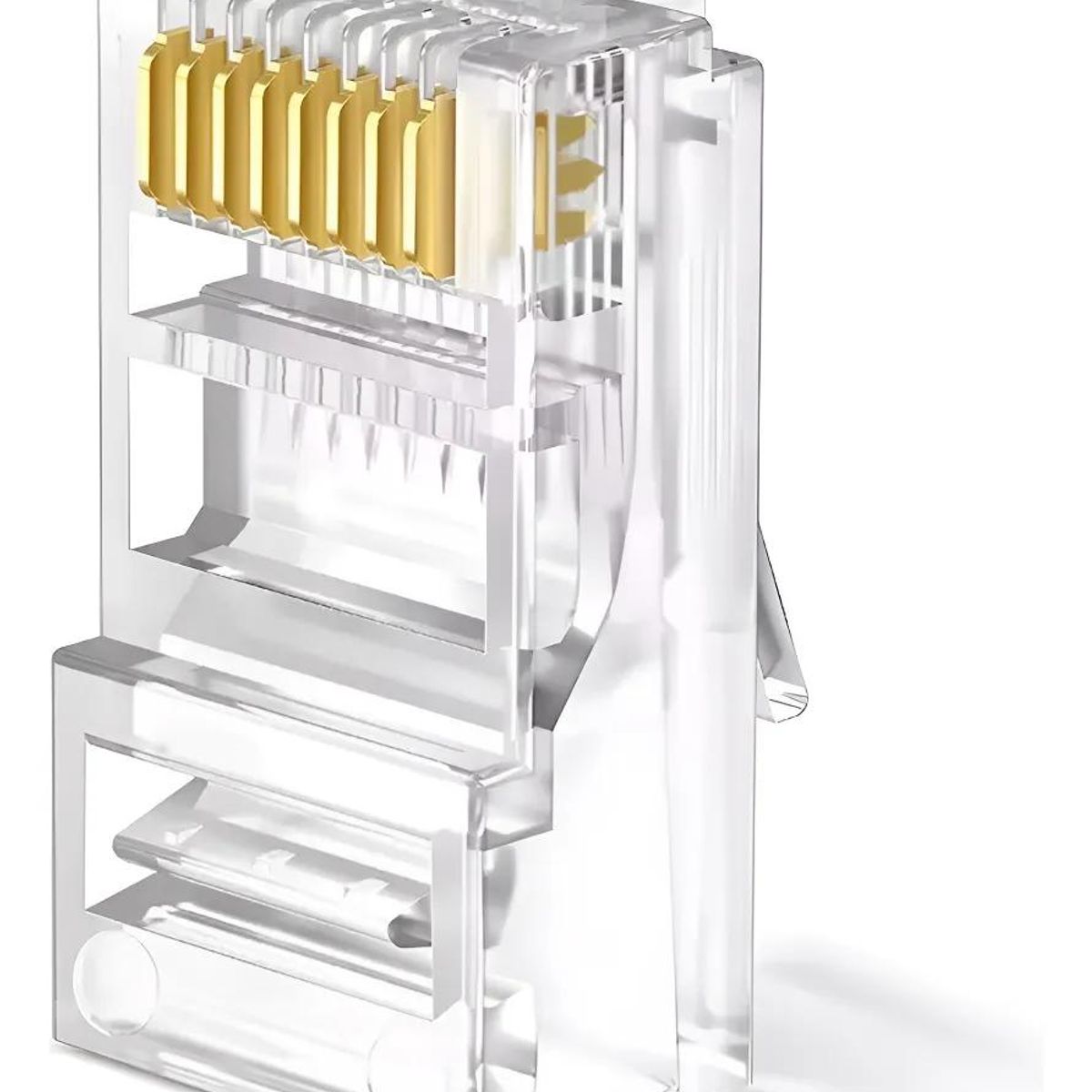 GENERICO - Conectores RJ45 para cable Cat 6 bolsa 100 unidades