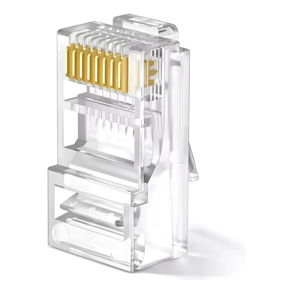 GENERICO - Conectores RJ45 para cable Cat 6 bolsa 100 unidades