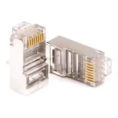 GENERICO - Conectores RJ45 LAN Cat6 metálicos 100 unidades