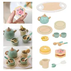 GENERICO - Set de Tazas de Madera Didácticas para Niños