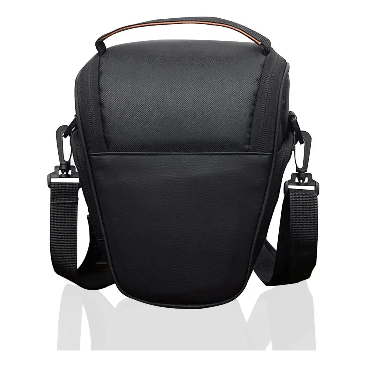 GENERICO - Bolso Acolchado para Cámara DSLR y Lente Negro