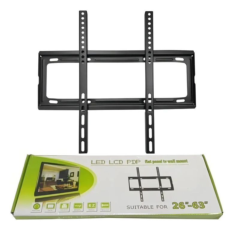 GENERICO Soporte Fijo para TV 26-63 Pulgadas Negro VESA