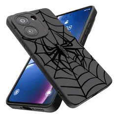 GENERICO - Carcasa Negra con Diseño de Araña para Xiaomi Poco X7 Pro