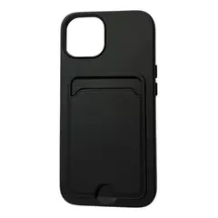 GENERICO - Carcasa de silicona con tarjetero para iPhone 13 y 14