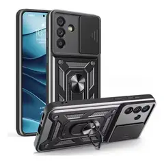 GENERICO - Carcasa Armor Reforzada con Anillo para Samsung A56 5G