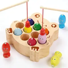 GENERICO - Juego de Pesca Magnético Didáctico para Niños