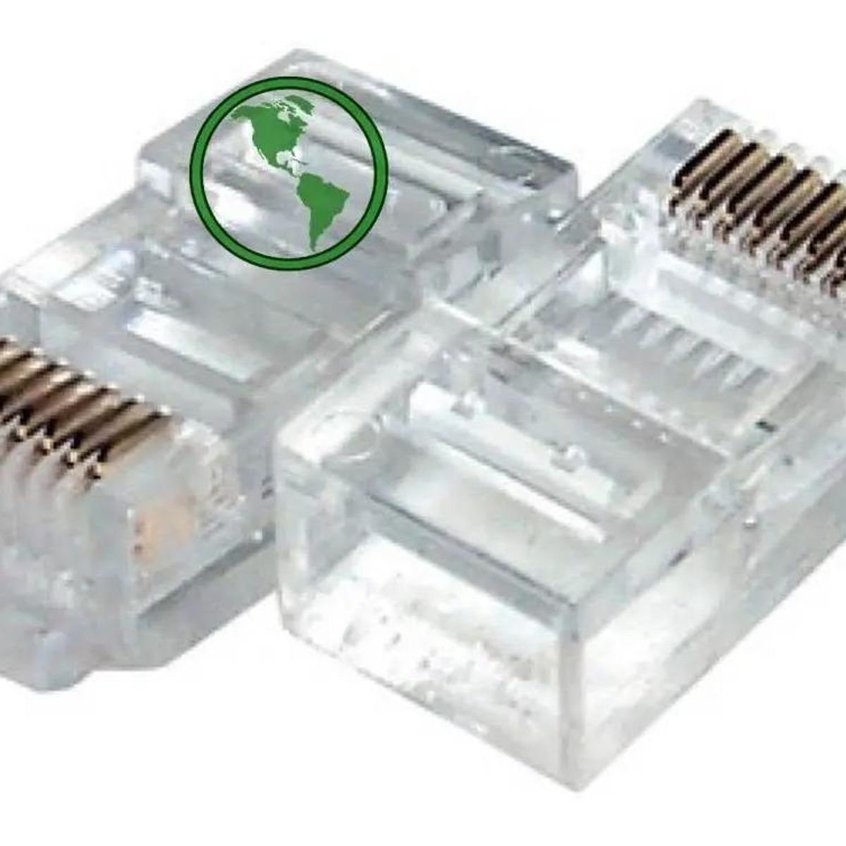 GENERICO - Conector RJ45 Cat6 paquete 100 unidades