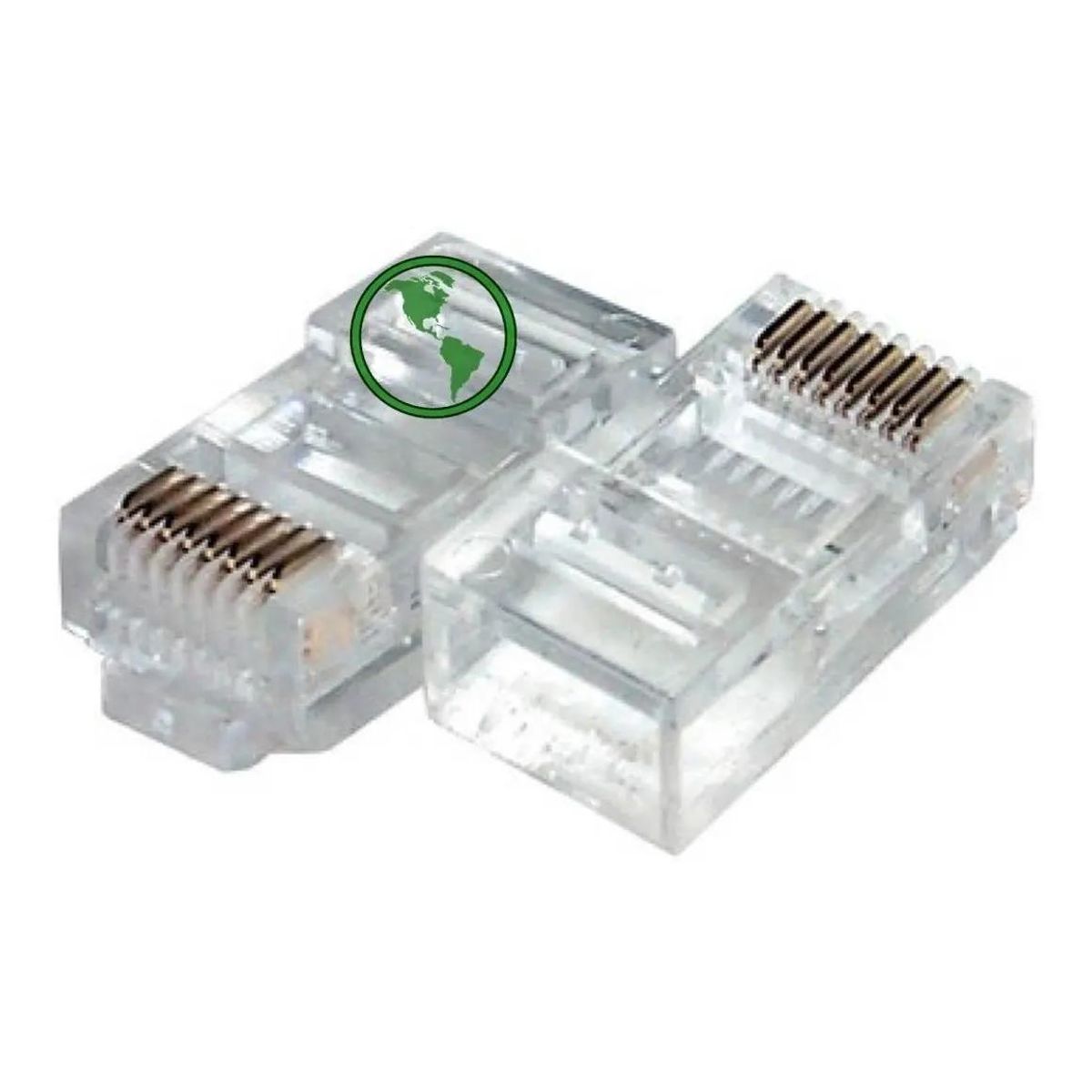GENERICO - Conector RJ45 Cat6 paquete 100 unidades