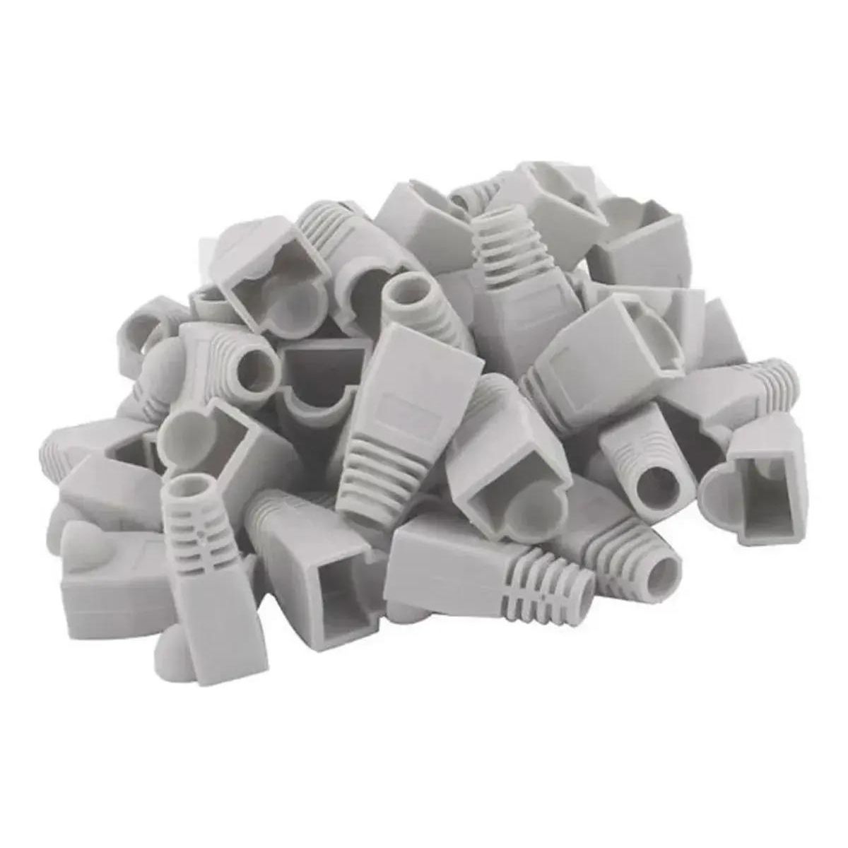 GENERICO - Funda Conector RJ45 UTP LAN Pack 500 Unidades