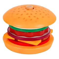 GENERICO - Juguete de Apilamiento de Hamburguesas de Madera
