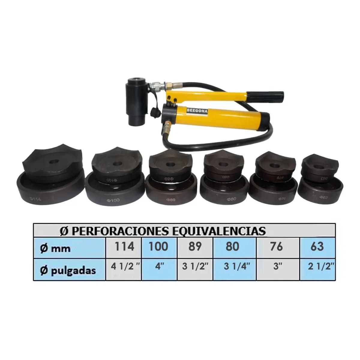 GENERICO - Perforador para Tableros Eléctricos 15 Ton