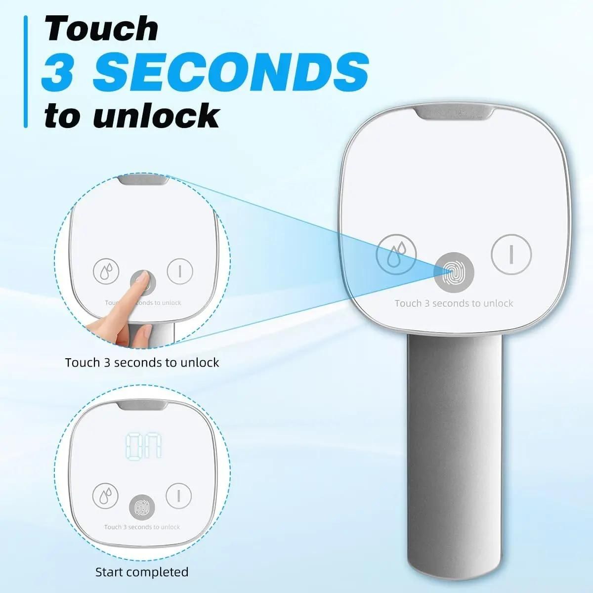 GENERICO - Dispensador de Agua USB-C con Pantalla Táctil y 3 Volúmin