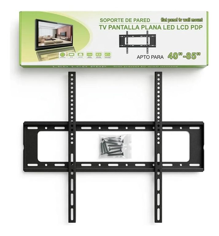 GENERICO Soporte Fijo de Pared para TV 40-85 pulgadas VESA