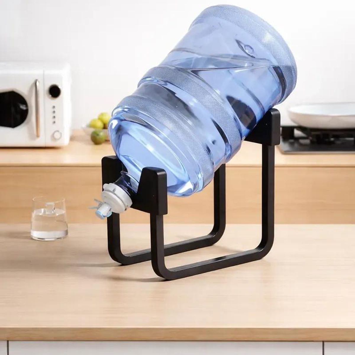 GENERICO - Porta Bidón Dispensador de Agua 20L y 10L con Base Metáld