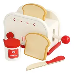 GENERICO - Tostador de Panes de Madera Didáctico para Niños