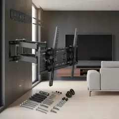 GENERICO - Soporte de Pared Articulado para TV de Dos Brazos