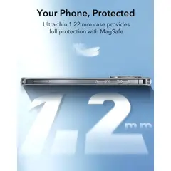 GENERICO - Carcasa Ultra Delgada Transparente para iPhone 16 y 16Pro