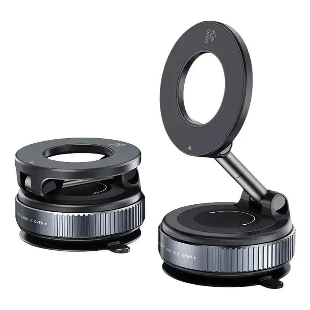 GENERICO - Soporte Magnético Para Celular Con Ventosa Giratorio 360°