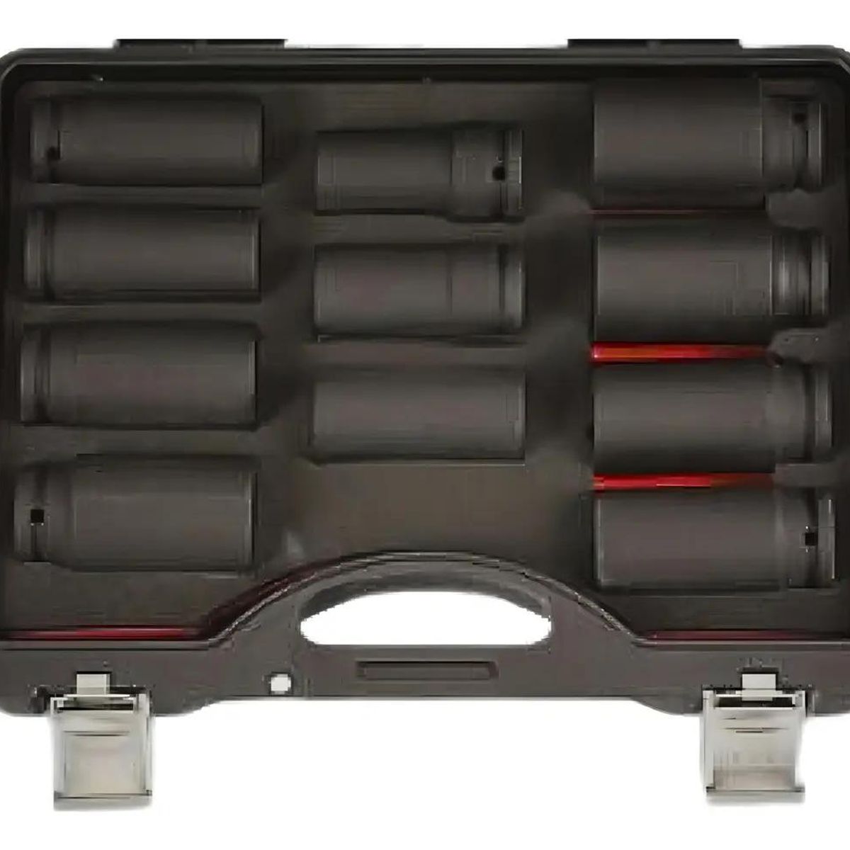GENERICO - Juego de Dados Impacto 34 Pulgadas 11 Piezas Color Negro