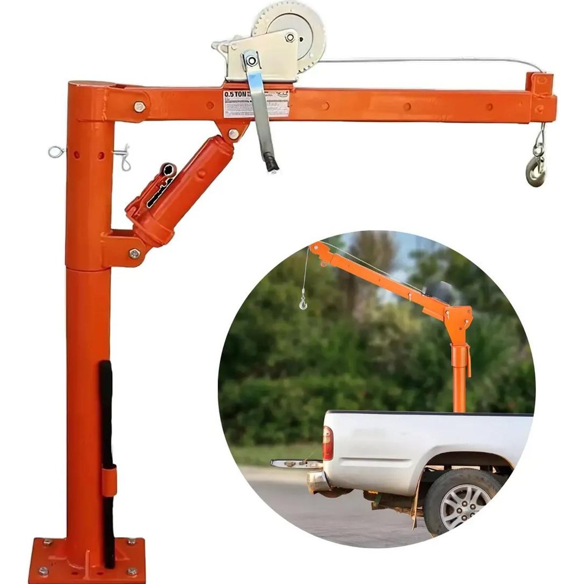 GENERICO - Tecle Pluma para Camioneta Pick Up 500 kg