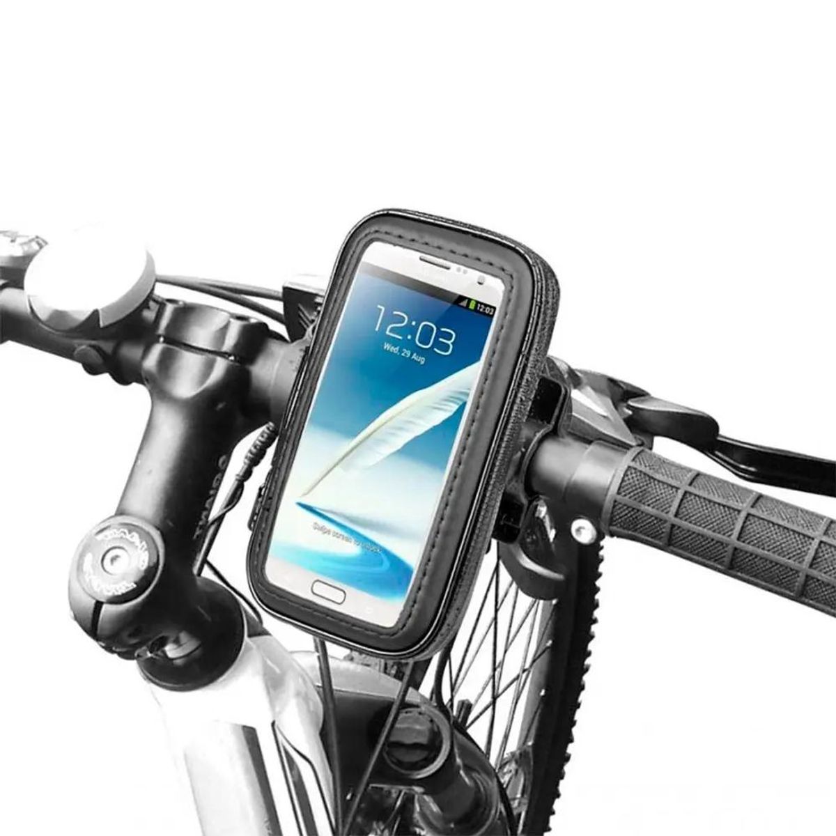 GENERICO - Soporte para celular en manilla de bicicleta o moto