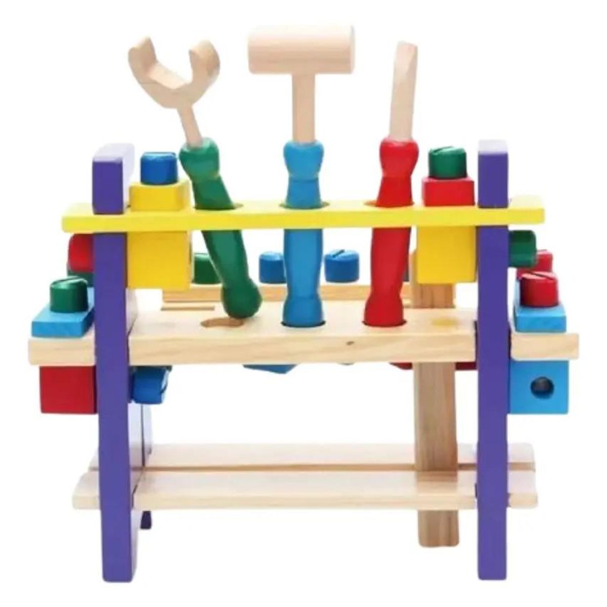 GENERICO - Banco de Herramientas Montessori de Madera para Niños