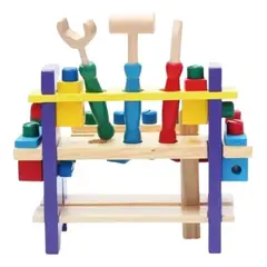 GENERICO - Banco de Herramientas Montessori de Madera para Niños