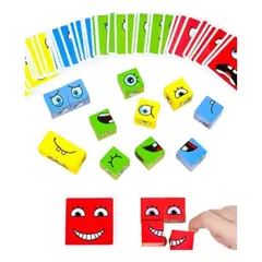 GENERICO - Rompecabezas de Bloques Cubo de Construcción Emocional