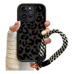 GENERICO - Carcasa para iPhone con diseño animal print leopardo