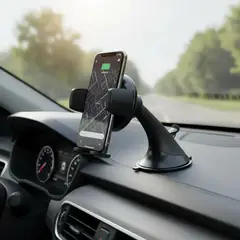 GENERICO - Soporte para Auto con Carga Inalámbrica para iPhone 6.7