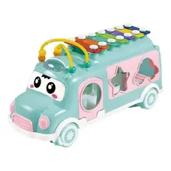 GENERICO - Bus Didáctico con Encaje de Formas y Xilófono Musical