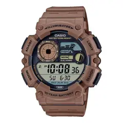 CASIO - Reloj Vintage Fishing Gear WS-1500H-5AV Café
