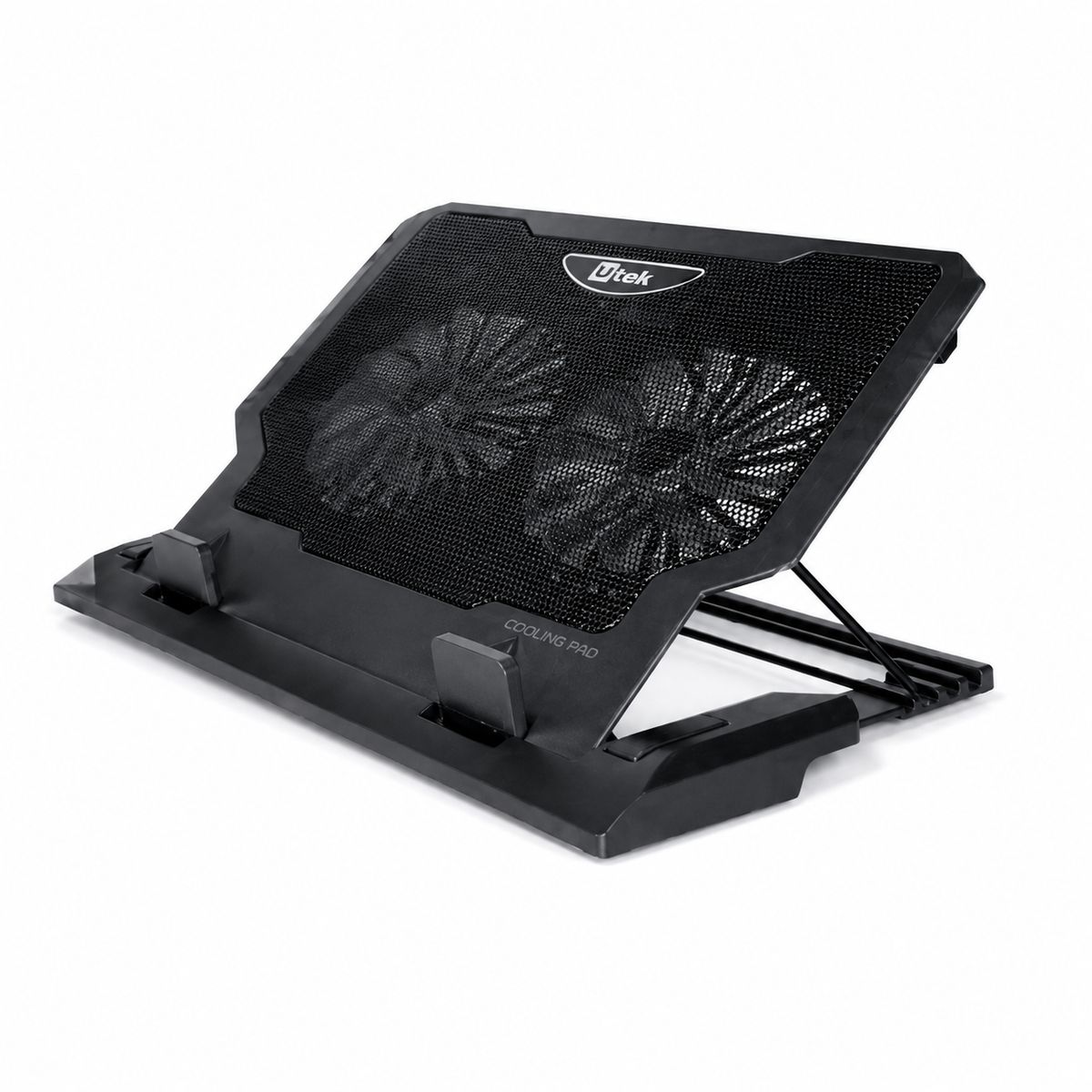 GENERICO - Base Ventilada Notebook Ajustable Con Doble Ventilador