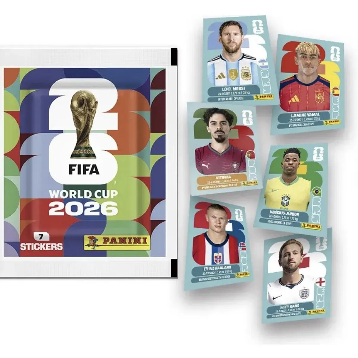 PANINI - Pack 10 Sobres de Laminas Mundial 2026 Original