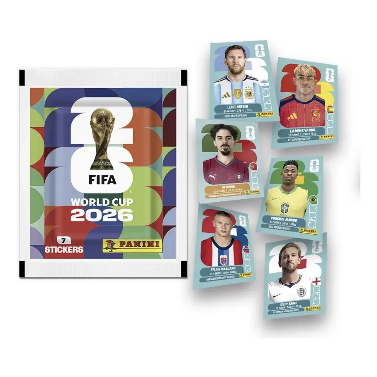 PANINI - Pack 10 Sobres de Laminas Mundial 2026 Original