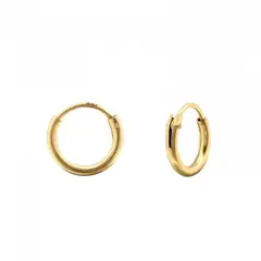 GOIA - Aros argolla 8 mm gold
