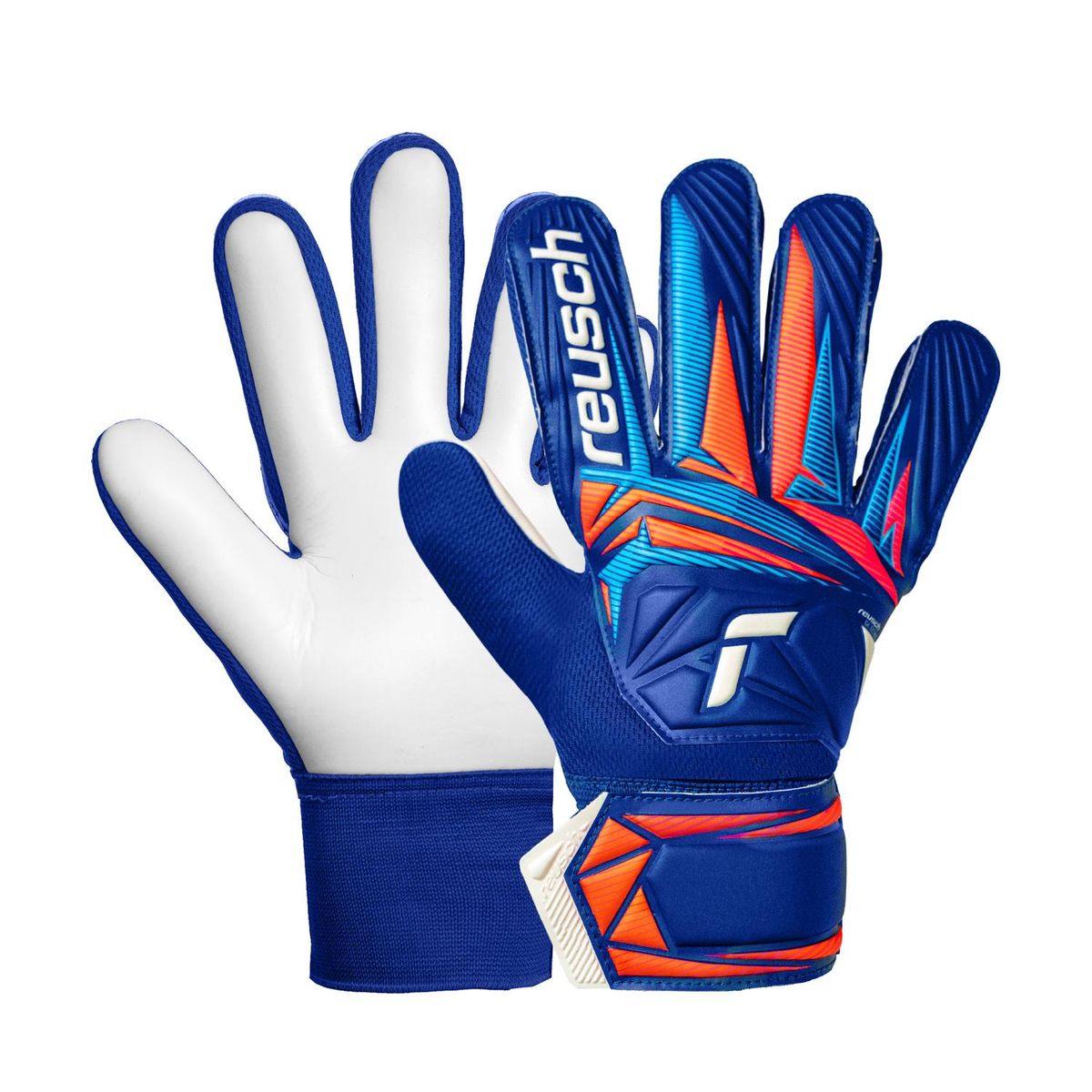 REUSCH - Guante Arquero Reusch Attrakt Starter Solid Junior Azulino GK26