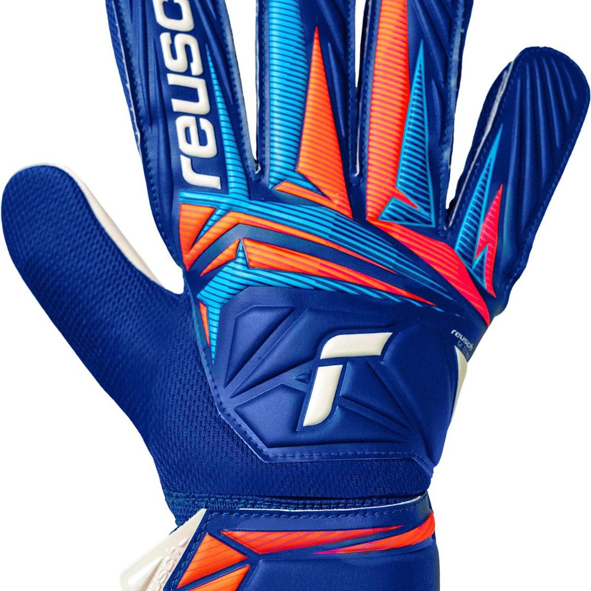 REUSCH - Guante Arquero Reusch Attrakt Starter Solid Junior Azulino GK26