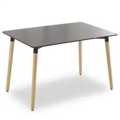 GENERICO - Mesa De Comedor Rectangular 120x80cm Estilo Eames